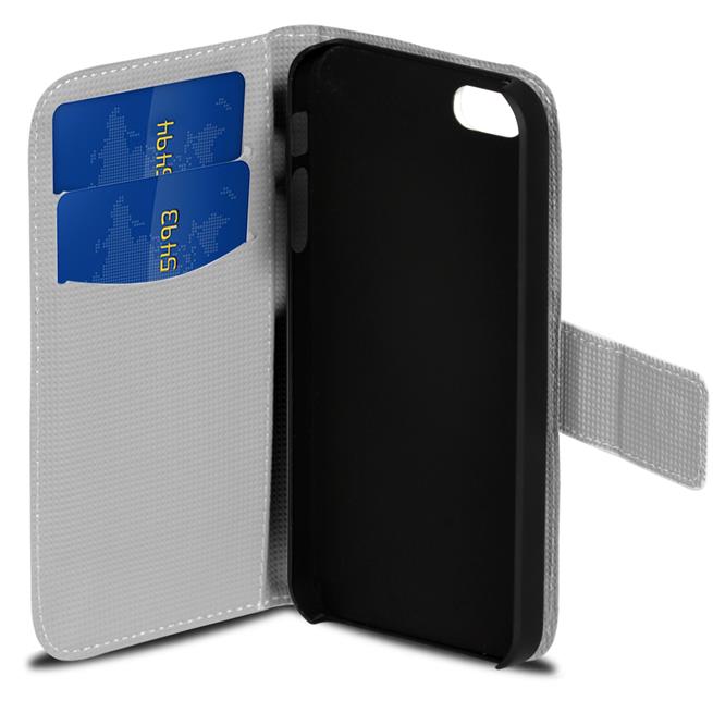 Motiv Klapphülle für Apple iPhone 6 / 6S buntes Wallet Schutzhülle