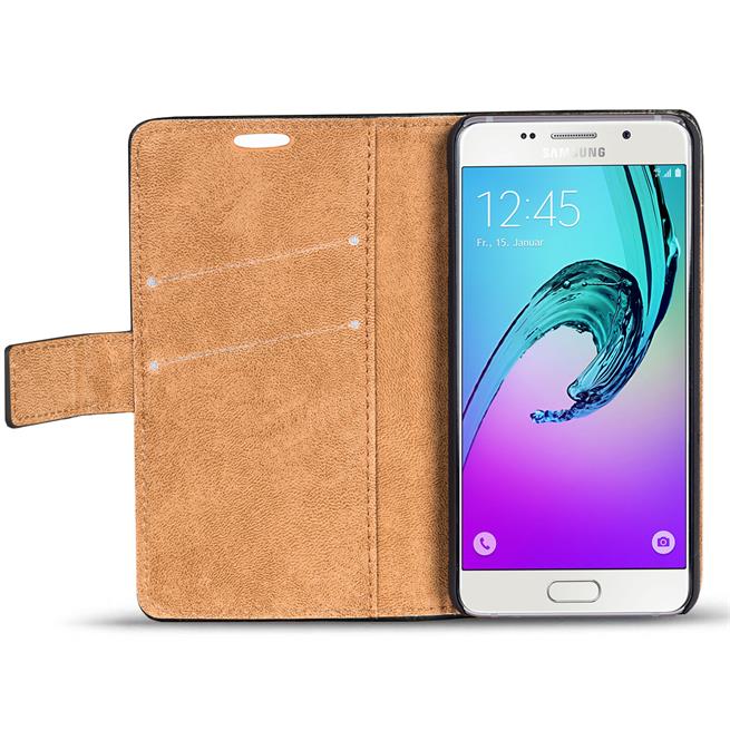Retro Tasche für Samsung Galaxy A3 2016 Hülle Wallet Case Handyhülle Vintage Slim Cover