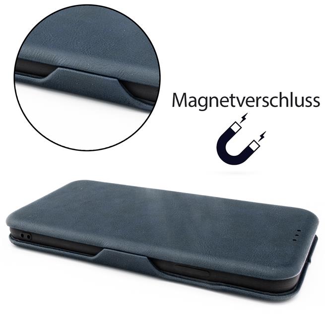 Shell Flip Case für Apple iPhone 13 Pro Max Hülle Handy Tasche mit Kartenfach Premium Schutzhülle
