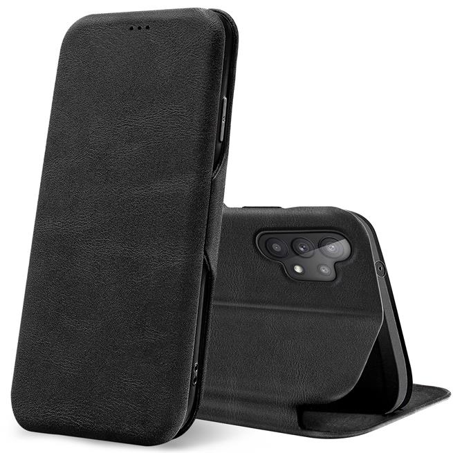 Shell Flip Case für Samsung Galaxy A13 4G Hülle Handy Tasche mit Kartenfach Premium Schutzhülle