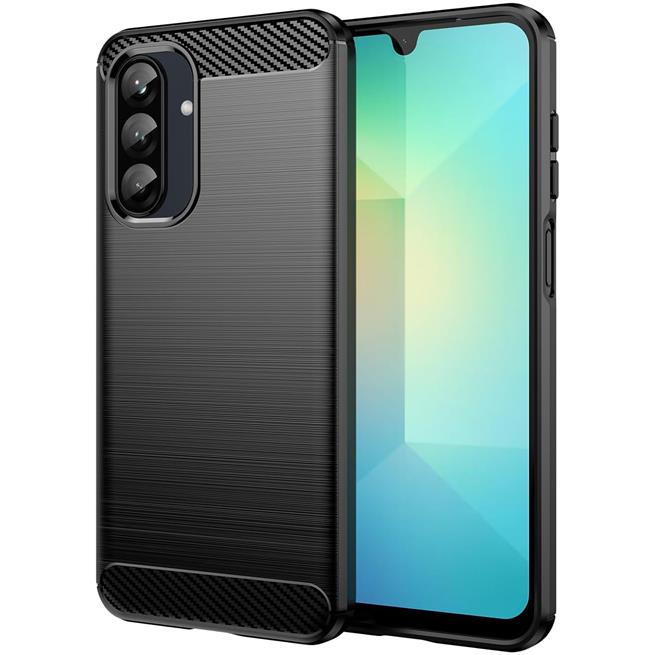 TPU Hülle für Samsung Galaxy A26 5G Handy Schutzhülle Carbon Optik Schutz Case