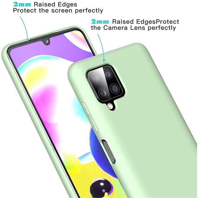 Handy Case für Samsung Galaxy A22 4G / M22 Hülle Schutzhülle mit innenliegendem Stoffbezug