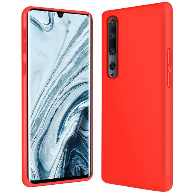 Handy Hülle für Xiaomi Mi Note 10 Soft Case mit innenliegendem Stoffbezug
