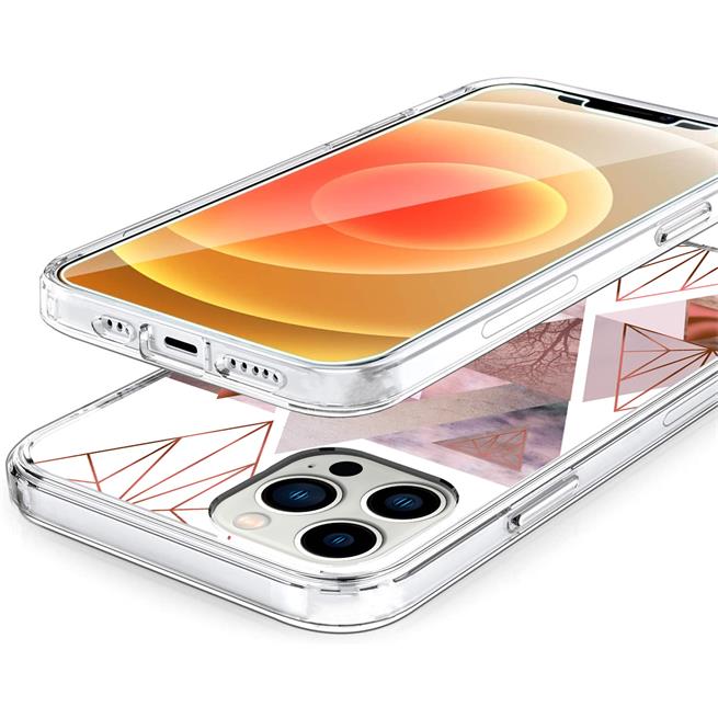 Motiv TPU Cover für iPhone 13 Pro Max Hülle Silikon Case mit Muster Handy Schutzhülle