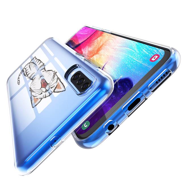 Motiv TPU Cover für Samsung Galaxy A20e Hülle Silikon Case mit Muster Handy Schutzhülle