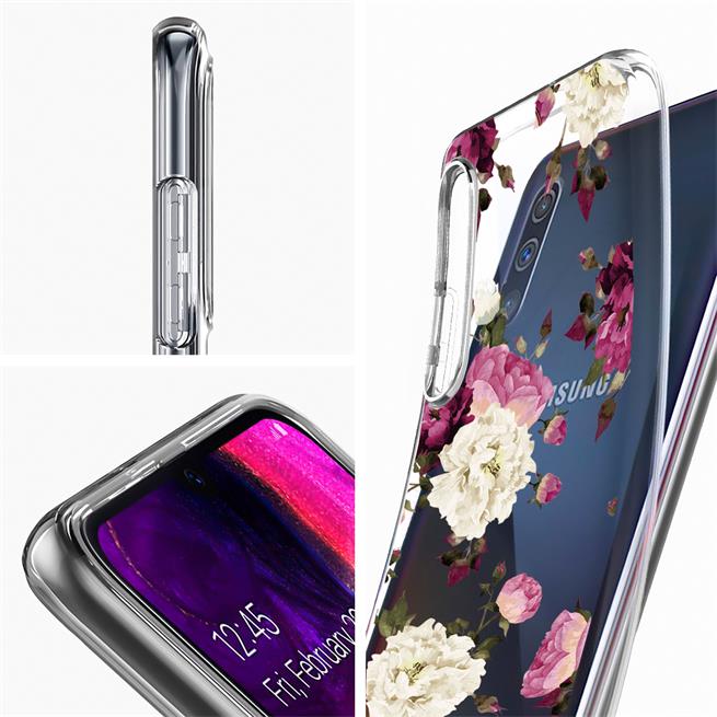 Motiv TPU Cover für Samsung Galaxy A12 / M12 Hülle Silikon Case mit Muster Handy Schutzhülle