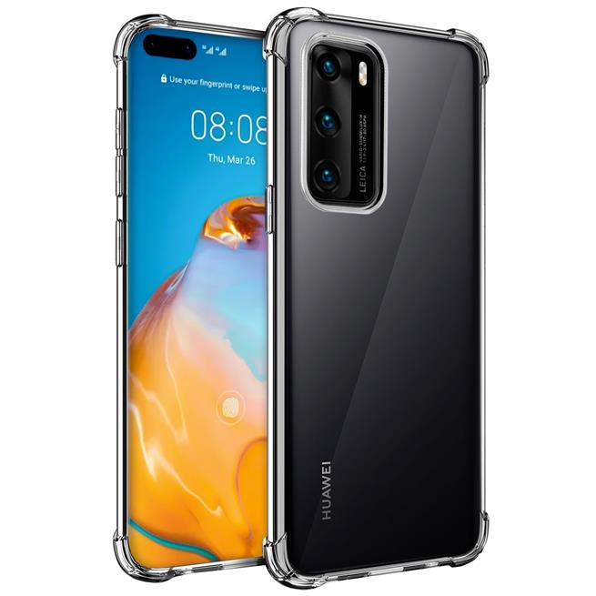 Anti Shock Hülle für Huawei P40 Schutzhülle mit verstärkten Ecken Transparent Case Anti Shock Hülle für Huawei P40 Schutzhülle mit verstärkten Ecken Transparent Case
