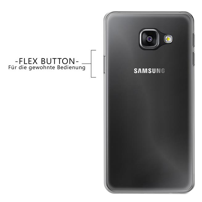 Transparente Schutzhülle für Samsung Galaxy A3 2016 Backcover Hülle