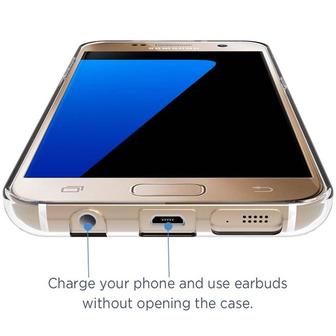 Schutzhülle für Samsung Galaxy S7 Hülle Transparent Slim Cover Clear Case