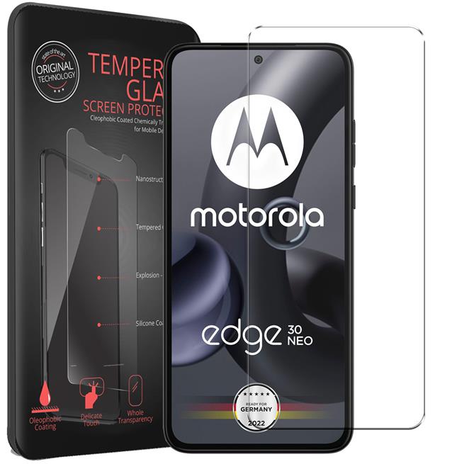 Basic Handyhülle für Motorola Edge 30 Neo Hülle Book Case klappbare  Schutzhülle