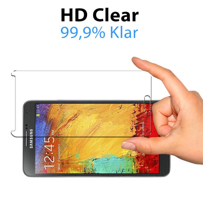 Panzerglas für Samsung Galaxy Note 3 Glas Folie Displayschutz Schutzfolie