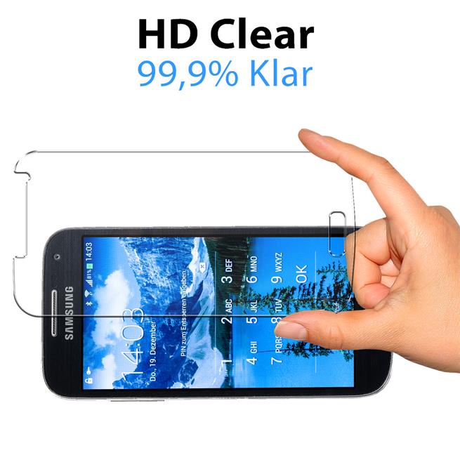 Panzerglas für Samsung Galaxy S4 Mini Glas Folie Displayschutz Schutzfolie