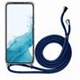 Handykette für Samsung Galaxy A22 4G / M22 Case zum umhängen Schutzhülle Kordel Handy Hülle, Halsband Blau
