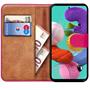 Basic Bookcase Hülle für Samsung Galaxy A51 Case klappbare Schutzhülle