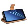 Basic Bookcase Hülle für Samsung Galaxy A8 2018 Case klappbare Schutzhülle