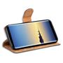 Basic Bookcase Hülle für Samsung Galaxy Note 8 Case klappbare Schutzhülle