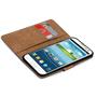 Basic Bookcase Hülle für Samsung Galaxy S3 Mini Case klappbare Schutzhülle