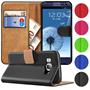 Basic Bookcase Hülle für Samsung Galaxy S3 Case klappbare Schutzhülle
