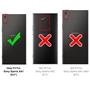 Basic Bookcase Hülle für Sony Xperia XA1 Case klappbare Schutzhülle