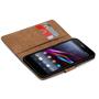 Basic Bookcase Hülle für Sony Xperia Z1 Compact Case klappbare Schutzhülle