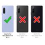 Magnet Case für Sony Xperia 10 V Hülle Schutzhülle Handy Cover Slim Klapphülle