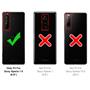 Magnet Case für Sony Xperia 1 II Hülle Schutzhülle Handy Cover Slim Klapphülle