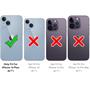 Metall Case für iPhone 14 Plus Hülle | Cover mit eingebautem Magnet Rückseite und Vorderseite aus Glas