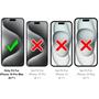 Metall Case für iPhone 15 Pro Max Hülle | Cover mit eingebautem Magnet Rückseite und Vorderseite aus Glas
