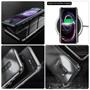 Metall Case für Samsung Galaxy M31 Hülle | Cover mit eingebautem Magnet Backcover aus Glas