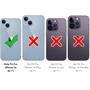 Handyhülle für iPhone 14 Hülle Flip Case mit Kartenfächer RFID Block Schutzhülle