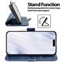 Handyhülle für iPhone 17 Hülle Flip Case mit Kartenfächer RFID Block Schutzhülle