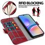 Handyhülle für Samsung Galaxy A16 5G Hülle Flip Case mit Kartenfächer RFID Block Schutzhülle