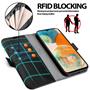 Handyhülle für Samsung Galaxy A23 5G Hülle Flip Case mit Kartenfächer RFID Block Schutzhülle