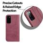 Handyhülle für Samsung Galaxy S20 Hülle Flip Case mit Kartenfächer RFID Block Schutzhülle