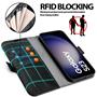 Handyhülle für Samsung Galaxy S23 Hülle Flip Case mit Kartenfächer RFID Block Schutzhülle