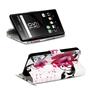 Motiv Klapphülle für Sony Xperia Z5 Compact buntes Wallet Schutzhülle