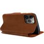 Shell Flip Case für iPhone 15 Pro Max Hülle Handy Tasche mit Kartenfach Premium Schutzhülle