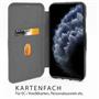 Shell Flip Case für iPhone 15 Pro Max Hülle Handy Tasche mit Kartenfach Premium Schutzhülle