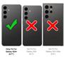 Shell Flip Case für Samsung Galaxy S24+ Hülle Handy Tasche mit Kartenfach Premium Schutzhülle
