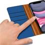 Handy Tasche für Apple iPhone 11 Hülle Wallet Jeans Case Schutzhülle