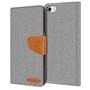 Handy Tasche für Apple iPhone 4 / 4s Hülle Wallet Jeans Case Schutzhülle