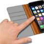 Handy Tasche für Apple iPhone 4 / 4s Hülle Wallet Jeans Case Schutzhülle