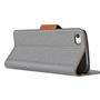 Handy Tasche für Apple iPhone 4 / 4s Hülle Wallet Jeans Case Schutzhülle