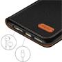 Handy Tasche für Apple iPhone 4 / 4s Hülle Wallet Jeans Case Schutzhülle