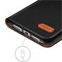 Handy Tasche für Apple iPhone XS Max Hülle Wallet Jeans Case Schutzhülle