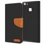 Handy Tasche für Huawei P9 Lite Hülle Wallet Jeans Case Schutzhülle