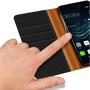 Handy Tasche für Huawei P9 Lite Hülle Wallet Jeans Case Schutzhülle