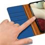 Handy Tasche für Samsung Galaxy A02s Hülle Wallet Jeans Case Schutzhülle