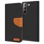 Handy Tasche für Samsung Galaxy S21 FE Hülle Wallet Jeans Case Schutzhülle