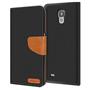 Handy Tasche für Samsung Galaxy S4 Mini Hülle Wallet Jeans Case Schutzhülle